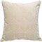 Pillow D�cor Sahara Cream and Gold Textured Throw Pillow 20x20, with Polyfill Insert